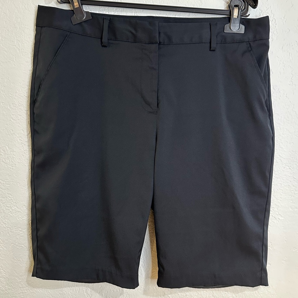Greg Norman Men’s Golf Performance Bermuda Shorts Black Size 12